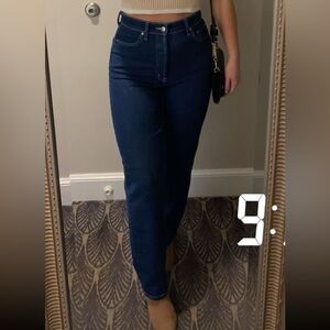 Wild Fable High Waisted Straight Leg Blue Jeans